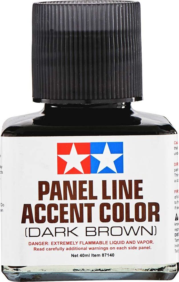 Panel Line Accent Color, 40ml Dark Brown